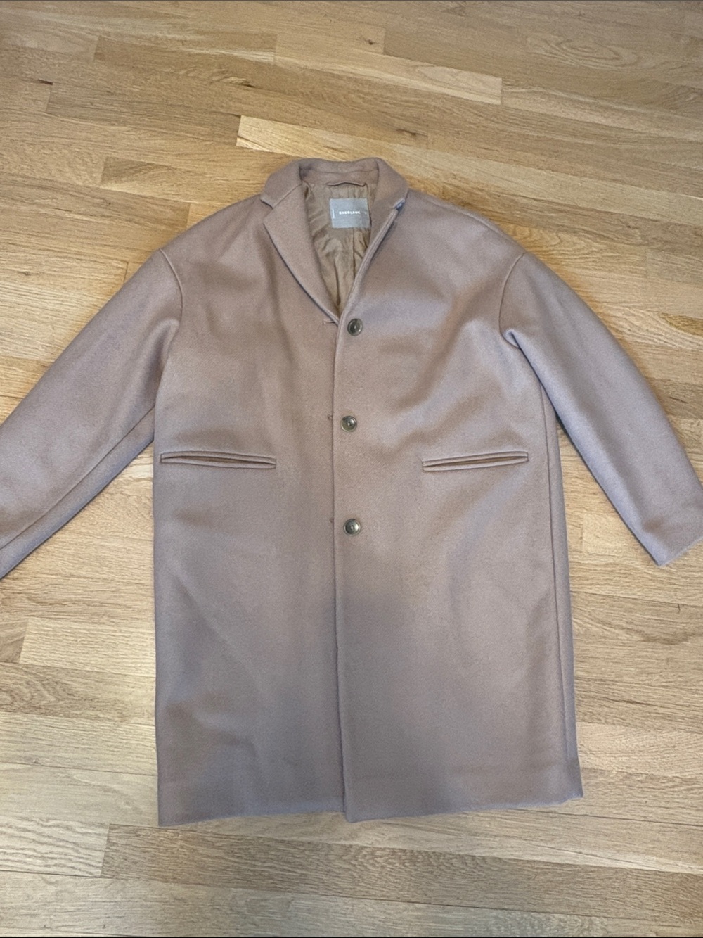 Everlane over coat wool jacket Womens size 4 winter dress formal work brown